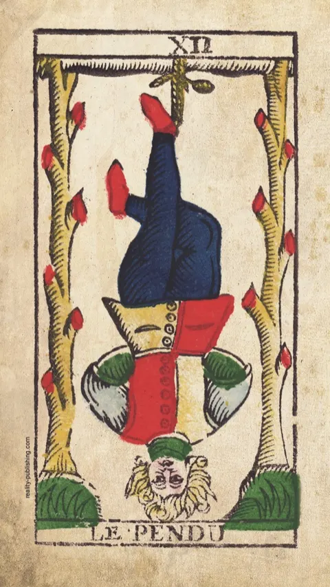 O Enforcado, carta XII do Tarot de Marselha