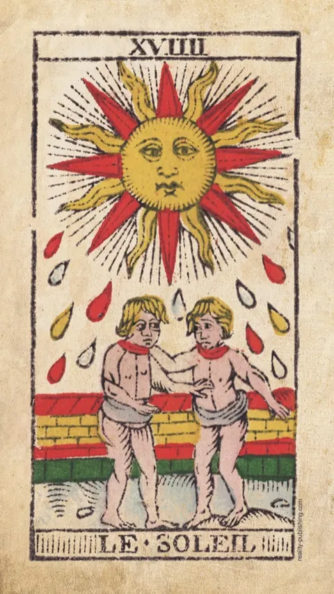 O Sol, carta XVIIII do Tarot de Marselha